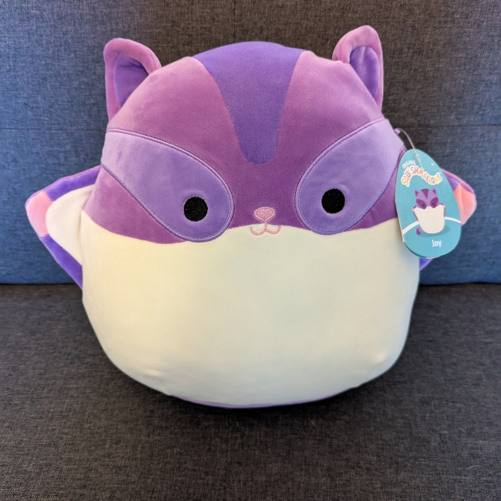 Squishmallows 11" Joy the Sugar Glider Plush Toy Purple Pink New W/ Tag NWT